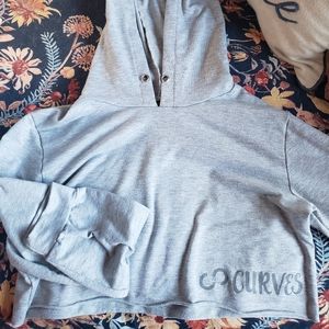 Cropped hoodie